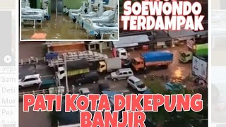 Begini penampakan RSUD Soewondo Pati saat terendam banjir.