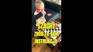 Szachy - zrób to sam! Instrukcja krok po kroku. Stwórz szachy z papieru korzystając z szablonu.