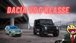 DAVID GEGEN GOLIATH | G-KLASSE VS DACIA DUSTER 😮🔥😧