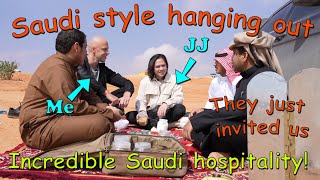 Hanging out in Saudi Arabia with people we just met! Is it safe? Things to Do in Saudi? #expat PART2