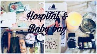 37 weeks  -My hypnobirthing natural hospital and baby bag - 2nd baby