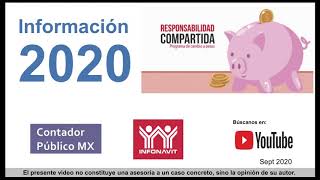 2020 INFONAVIT Responsabilidad Compartida - Nuevas Reglas de elegibilidad - Contador Público MX