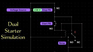 Dual starter Working simulation