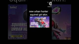 New urban hunter squirrel girl skin #marvelrivals #marvel #like #squirrelgirl