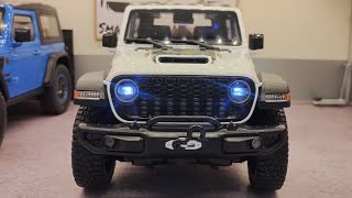 MINIATURA JEEP WRANGLER RUBICON ESCALA 1:18 SOM/LED 24CMR$369,00#jeep