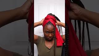 Headwrap Braids Tutorials with community member @LecoindeSaiti #headwraptutorial