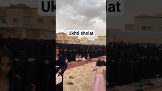 Masha Allah ukhti ukhti bercadar sholat idul Fitri