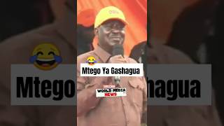 Raila Odinga: Mtego iliekwa kwa panya, mwenye mtego akauliwa. Iyo ndio mtego ya Gashagua, #foryou