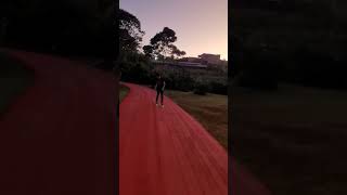 Andando com patins inline roller