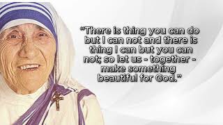 Most Powerful Quotes | Best Inspiring Video By Mother Teresa