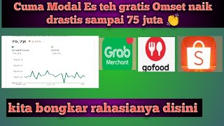 Modal Es teh gratis bikin omset grabfood/gofood/Shopeefood meningkat 75 juta di tangan (2024)