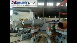 Steel bend pipe 3-layer polyethylene anticorrosion coating line