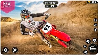 Dirt Bike Stunt Motocross Race Gameplay (New Release) Android Minute Gameplay