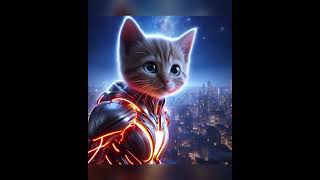 Cute kitten The Guardian  Heroes of the Light  Protectors of the Peace. #music#cute#kittens