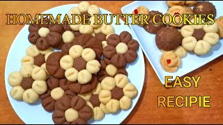 BUTTER COOKIES RECIPE/HOME MADE COOKIES/EASY COOKIES RECIPE/ ബട്ടർ കുക്കീസ്‌ എളുപ്പത്തിൽ ഉണ്ടാക്കാം