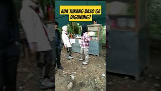 Tukang Baso Dipos Panyangcangan Gunung Gede Via Cibodas #shorts