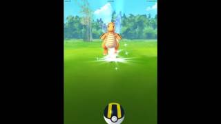 Pokemon Go technique capturing dragonite