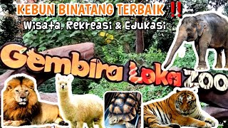 KEBUN BINATANG TERBAIK DI INDONESIA 2023‼️| Gembira Loka Zoo Yogyakarta | Wisata, Rekreasi & Edukasi