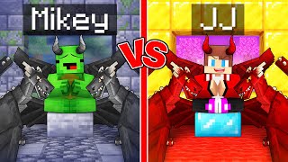 JJ's RICH Dragon King vs Mikey's POOR Dragon King Survive Battle in Minecraft - Maizen