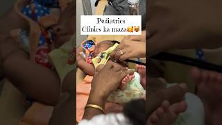 Paediatric clinics ka maza🥰😻#minivlog #theriderwithstetho #shorts