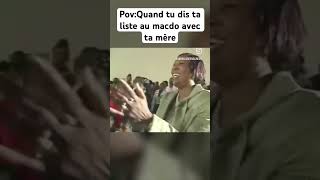 Pov:Quand tu dis ta liste au macdo avec ta mère #foryou#abonnetoi#humour#memes#likes