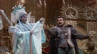 Turandot: 3 Riddles of Turandot with lyrics - Marton/Domingo/Cuenod - MET OPERA - Levine/Zeffirelli