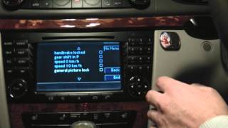 E-Class W211 COMAND NTG1 ukryte menu, hidden menu