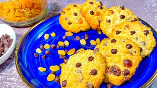 Super easy Oatmeal cookie  | Oatmeal raisin cookies