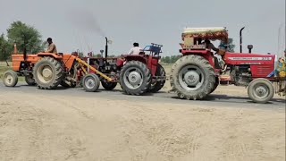 Tractor Tochan Muqabla MF 375 Vs MF 240 + Algazi 65 HP ||Tractor Info