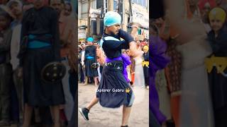 Gatka Performance - Gurunanak Jayanti Nagar Kirtan 2024 - Soorbir Khalsa #explorergabru