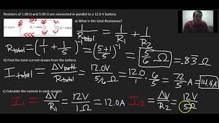 Electrical Resistors in Parallel Circuit Calculation