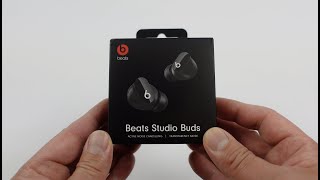 (4K) [ASMR] 2021 Beats Studio Buds in Black Unboxing