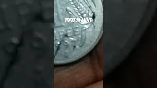 1997 M mint 1 Rupee| #coin #shorts