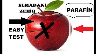 Elma Yerken aman Dikkat / Parafinli Elma Zehir Saçıyor...!!!