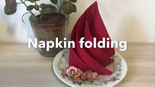 Dekoracija od salvete, brzo i jednostavno | Fast & easy napkin folding