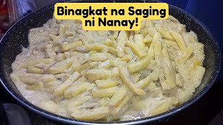 TRADITIONAL MERIENDA NG MGA TAGA-QUEZON! Binagkat na Saging ni Nanay | Food Hug: The Fam Vlog