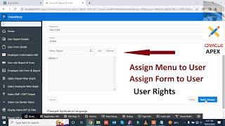 How to Assign Form to User (User Rights) in Oracle Apex | Mr Gactack