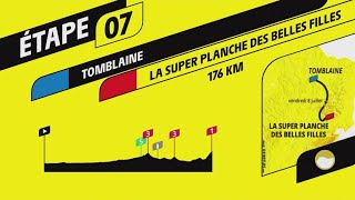 TOUR DE FRANCE 2022 - STAGE 7 | TOMBLAINE - PLANCHE DES BELLES FILLES | TOUR DE FRANCE 2022 PS4