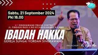 ²¹9²⁴ Ibadah bahasa hakka Skw. Gereja Sungai Yordan Singkawang Prase Centre.