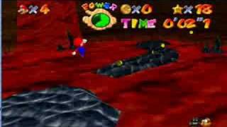 Super Mario 64 Star Times - Hot-Foot-It Into the Volcano