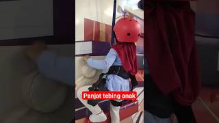 panjat tebing anak #anaklucu #anakindonesia