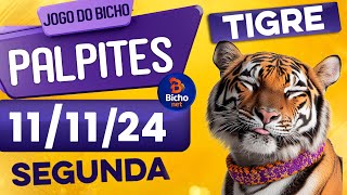 PALPITE DO DIA 11/11/2024 - JOGO DO BICHO 🍀 TODAS AS LOTERIAS 🍀