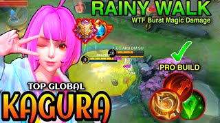 Kagura Rainy Walk New Starlight Skin |Kagura Gameplay| |Best Build| |Top Global| By: ɢʀᴇʏᴇsᴛ -MLBB