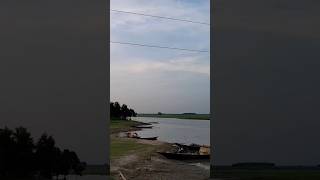 গ্রামের ছোট নদীর দৃশ্য #nature #shorts #video #villagelife