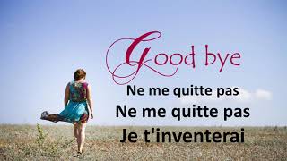 Ne me quitte pas