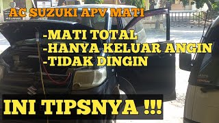 AC SUZUKI APV MATI TOTAL, INI SOLUSINYA !!!