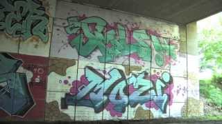 Graffiti-Künstler gestalten "Hall of Fame" in Dormagen 2013 Full HD