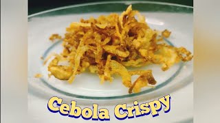 Cebola Crispy (Cebola Frita Crocante)