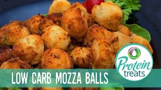 Fried Appetizer Gluten Free Mozza Balls - Protein Treats by Nutracelle