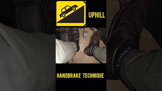 Uphill/Flyover VS Handbrake technique I #uphill #handbrake #flyover #drivinghacks #shorts